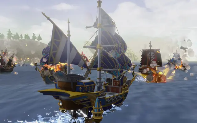 เรือใบแล่นกลางทะเล